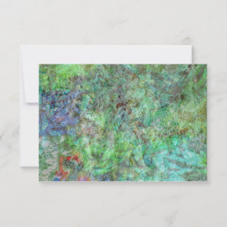 Convite Abstrato verde calmo, verde calmo