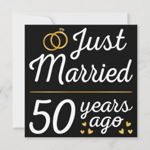 Convite Acabaram de Casar Há 50 Anos II