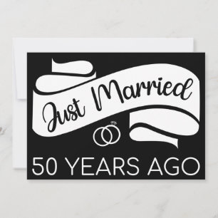 Convite Acabaram de se Casar há 50 Anos V
