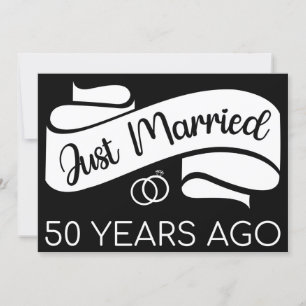 Convite Acabaram de se Casar há 50 Anos V