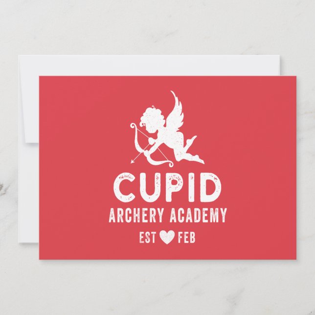 Convite Academia Cupid Archery (Frente)