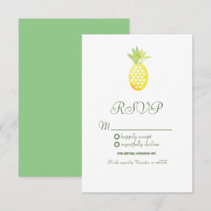 Convite Açai Abacaxi Geométrico Oásis Fruta Aquarela