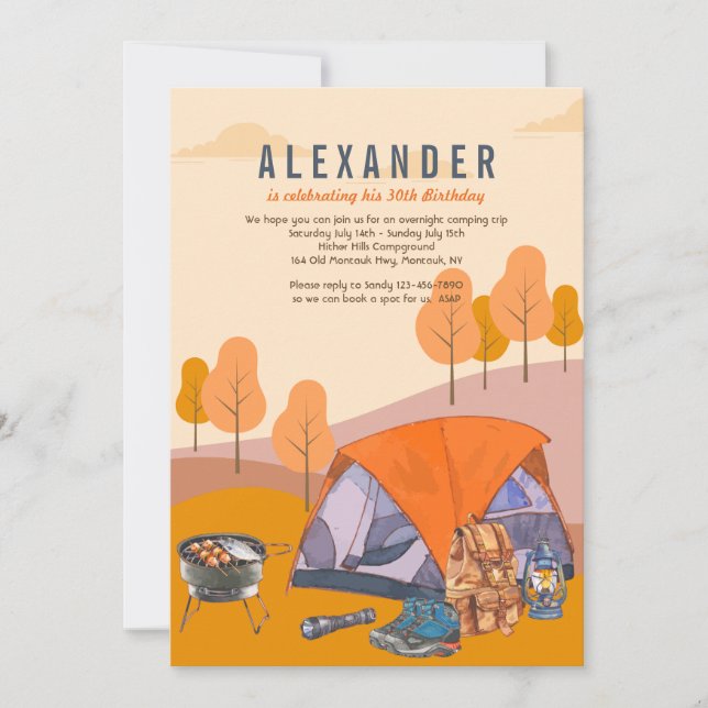 Convite Acampamento (Frente)