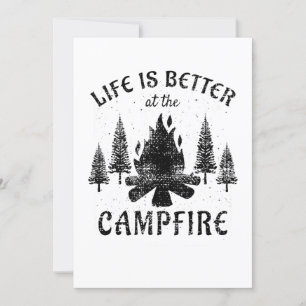 Convite Acampamento - A Vida É Melhor Pelo Foguete