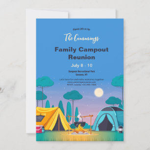 Convite Acampamento de Reunião de Família