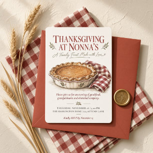 Convite Ação de Graças na Editorial Moderna da Nonna