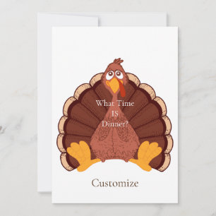 Convite Ação de Graças Turquia Thunder_Cove