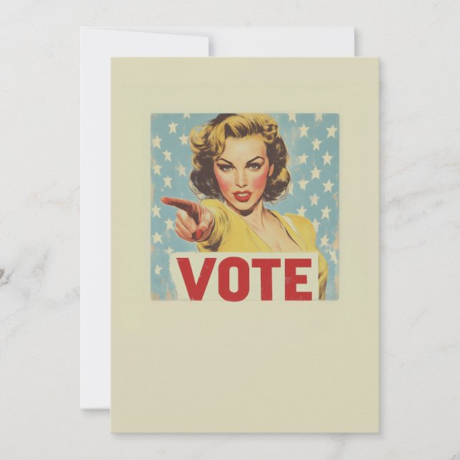 Convite Ação Patriótica: Votação! (Frente)