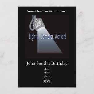 Convite Acende a câmera!