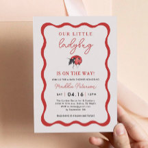 Acene nosso Chá de fraldas de Menina Ladybug