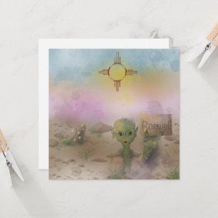 Convite Acidente de nave espacial alienígena Roswell Novo 