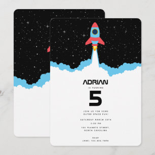Convite Acionamento de foguete no Aniversário do Espaço 