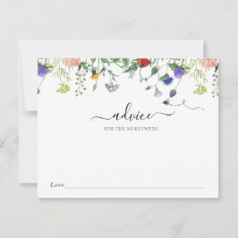 Convite Aconselhamento de Flor Selvagem e Abelhas para o C