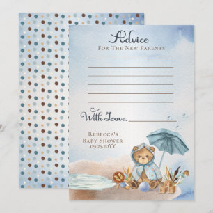 Convite Aconselhamento do Chá de fraldas do Urso de Teddy