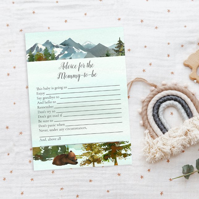 Convite Aconselhamento Florestal Para Jogo De Ursos De Mam (Criador carregado)