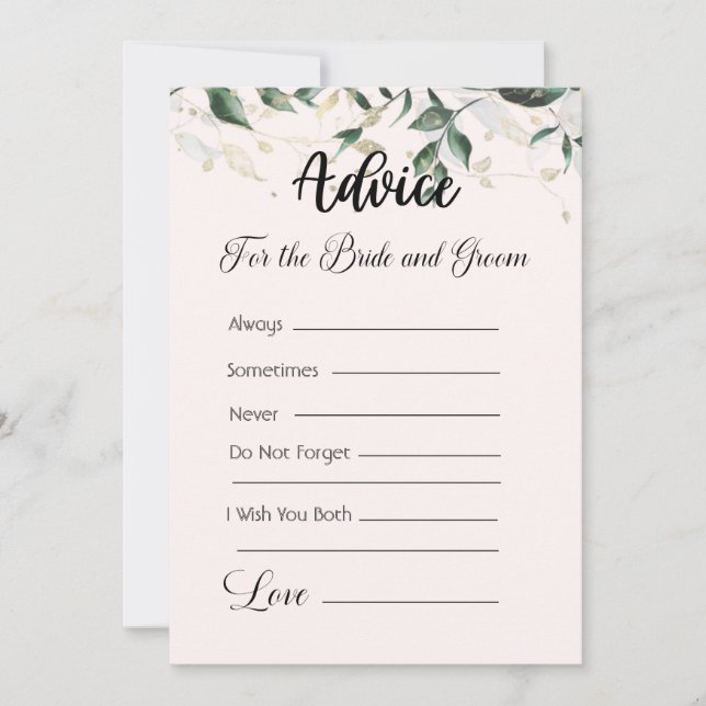 Convite Aconselhamento Para A Noiva E O Núcleo De Almofada (Frente)