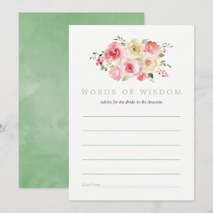 Convite Aconselhamento sobre Blush Floral e Chá de panela 