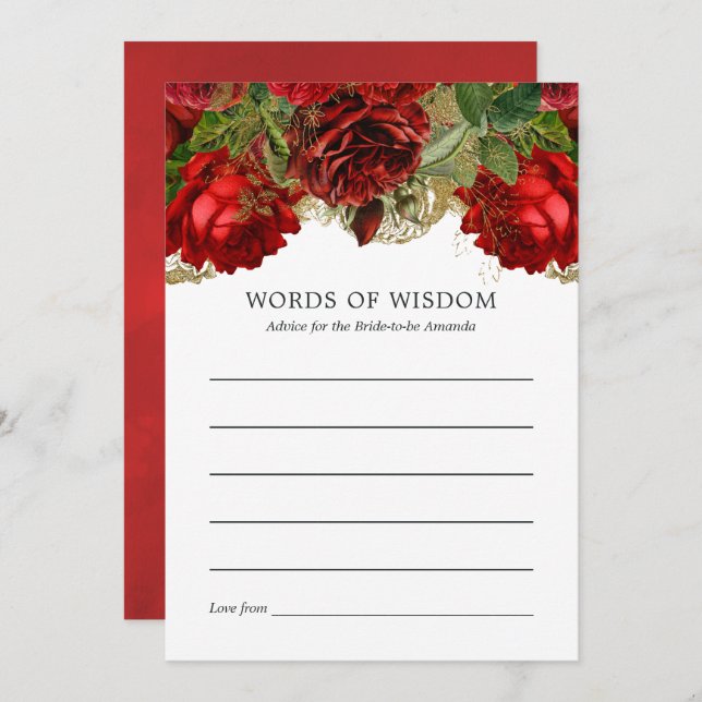 Convite Aconselhamento sobre Chás de panela de Borgonha Ve (Frente/Verso)