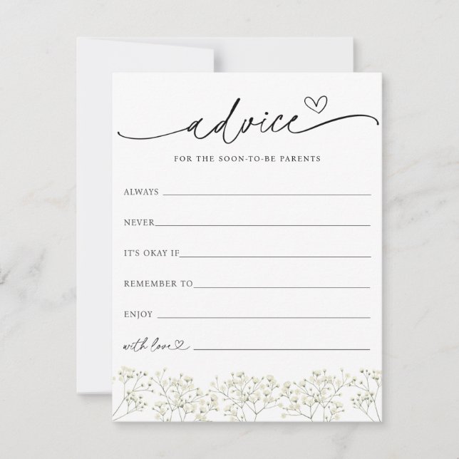 Convite Aconselhamento sobre respiração do bebê para o car (Frente)