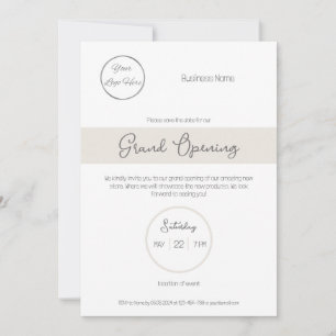 Convite Acontecimento comercial versátil do Pastel Brown