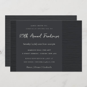 CONVITE ACONTECIMENTO CORPORATIVO DE LINHA PRETA ARTÍSTICA