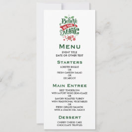 Convite Acredite na Tipografia de Natal Mágico