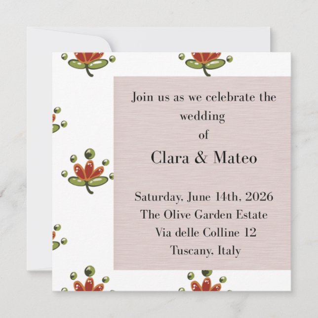 Convite Adesivo (Frente)