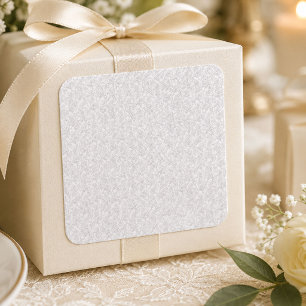 Convite Adesivo de Agradecimento de Casamento em Renda Ele