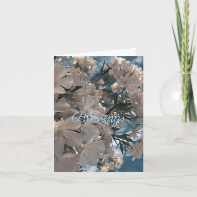Convite Adesivos Florais Naturais Bênçãos (Frente)