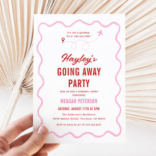 Convite Adeus Festa de Ir Embora