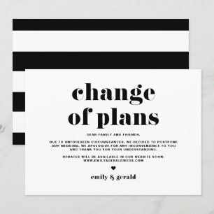 Convite Adiamento da Tipografia Tradicional de Planos