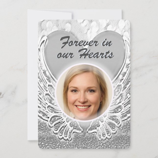 Convite Adicionar Foto Personalizada Memorial (Frente)