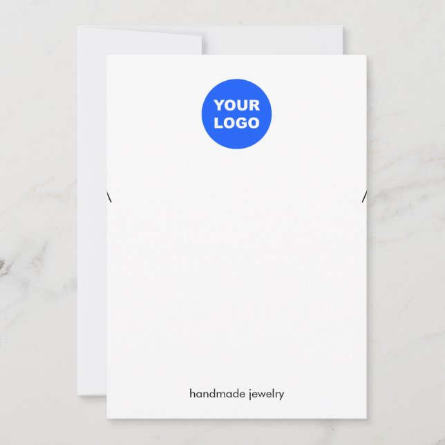 Convite Adicionar logotipo branco grande monitor colar (Frente)