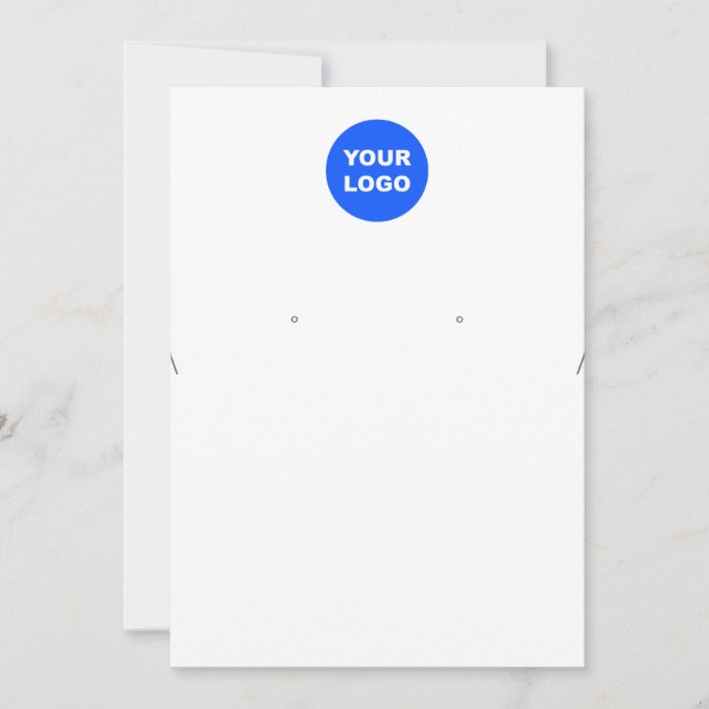 Convite Adicionar logotipo Vídeo de colar grande (Frente)