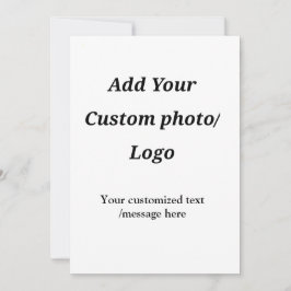 Convite adicionar personalizado sua foto logotipo seu text