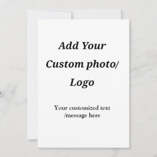 Convite adicionar personalizado sua foto logotipo seu text