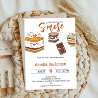 adicionar S'more ao Chá de fraldas marshmallow do 