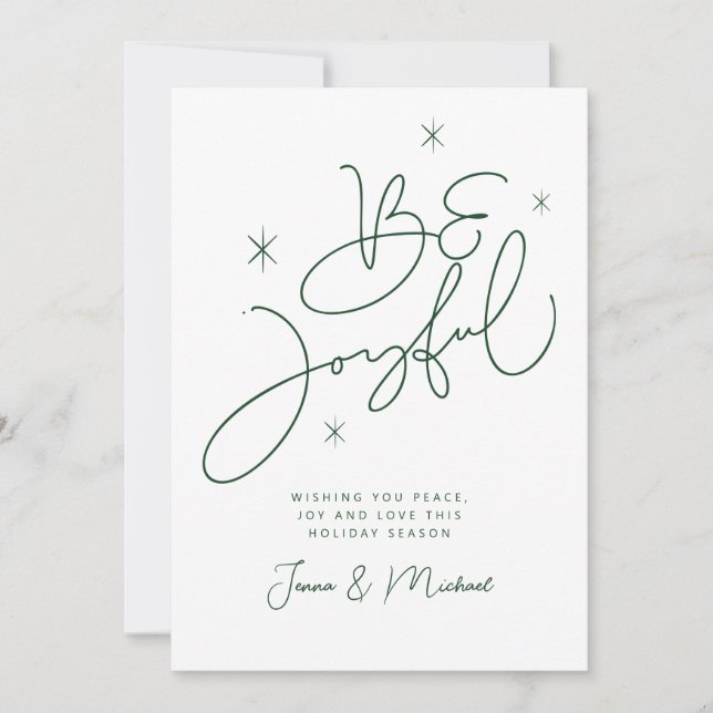 Convite ADICIONAR SUA FOTO | Feliz Natal Seja Alegre (Frente)