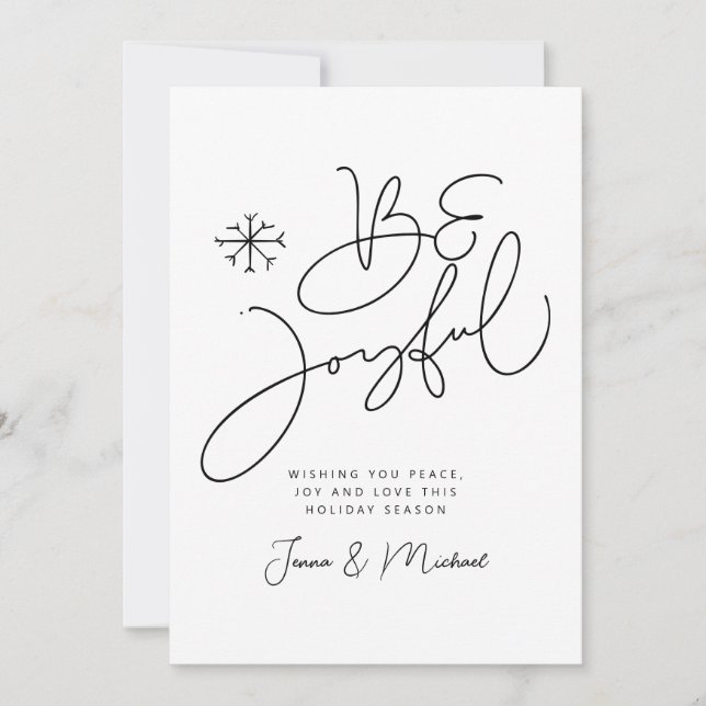 Convite ADICIONAR SUA FOTO | Feliz Natal Seja Alegre (Frente)