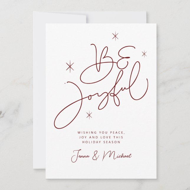 Convite ADICIONAR SUA FOTO | Feliz Natal Seja Alegre (Frente)