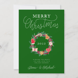 Convite ADICIONAR SUA FOTO Frota de Natal feliz
