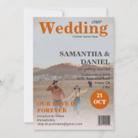 Adicione Seu Casamento Laranja Queimado Da Revista