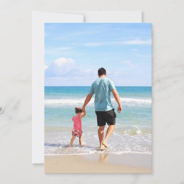 Convite Adicione Sua Própria Foto e/ou Texto (Frente)