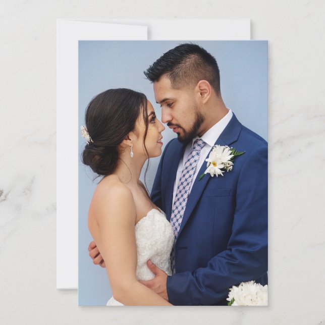 Convite Adicione sua própria imagem personalizada (Frente)