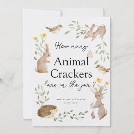 Convite Adivinhem Quantas Craques De Chá de fraldas Woodla