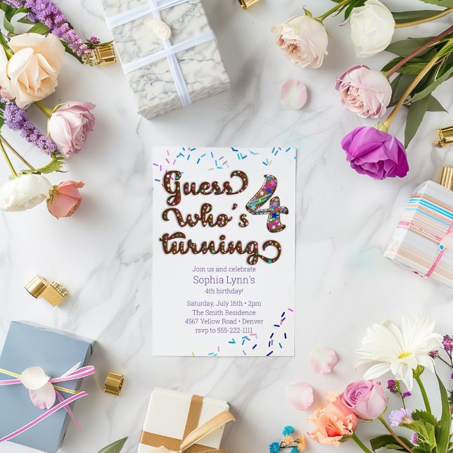 Convite Adivinhem quem está virando 4 cozinhas com asperso (Criador carregado)