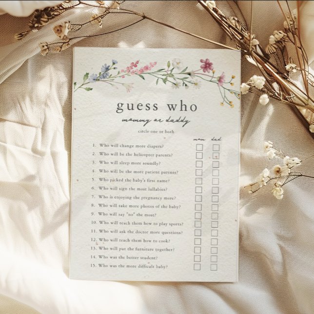 Convite Adivinhem quem Mamãe ou jogo de Chá de fraldas de  (Criador carregado)