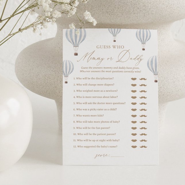 Convite Adivinhem quem Mamãe ou jogo de Chá de fraldas do  (Criador carregado)