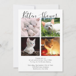 Convite Adoção Personalizada de Gato Personalizada de Gota