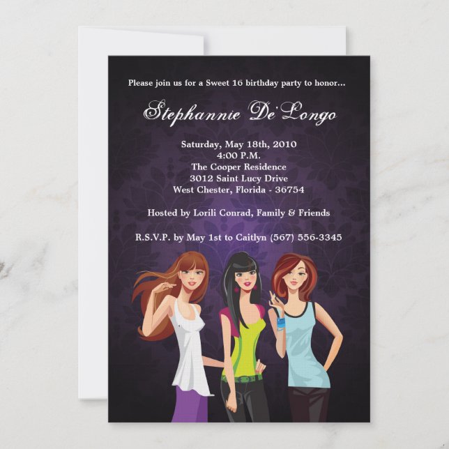 Convite Adolescentes Adolescentes Adolescentes Adolescente (Frente)